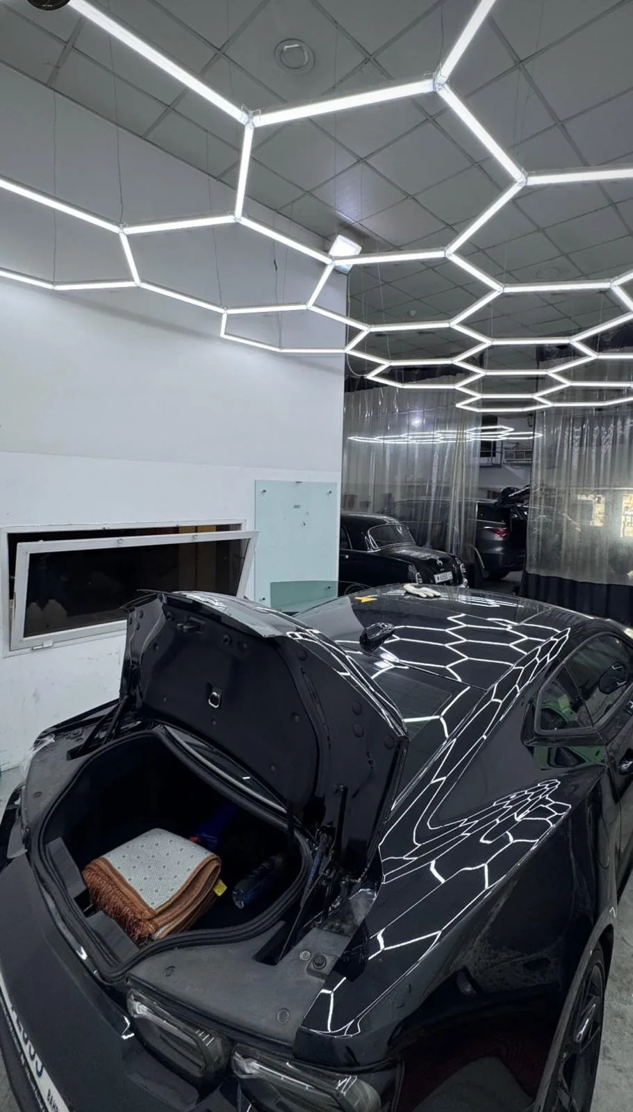 Sports coupe paint correction and interior detailing at AutoSpa Bahrain, Budaiya
